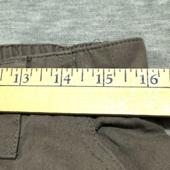 Harper and Ivy Cargo Pants Womens Large Gray Wide Leg Modern Chic Utility - Picture 7 of 14